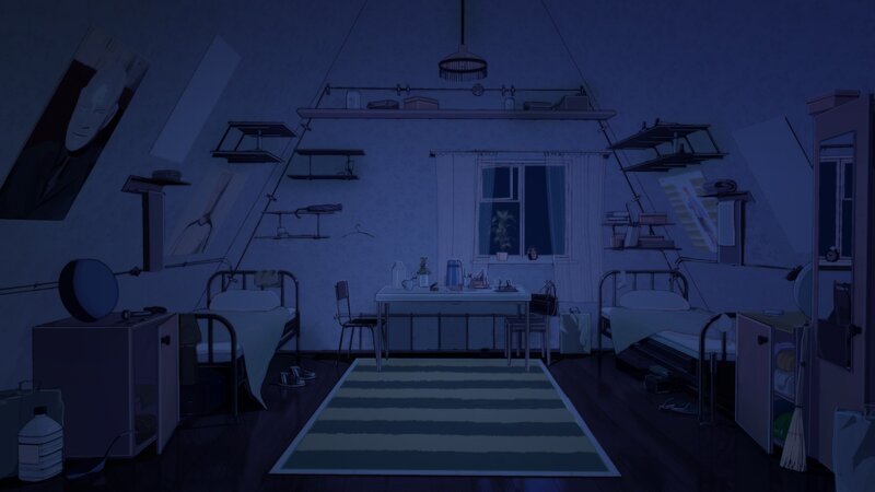 Attic Bedroom Interior