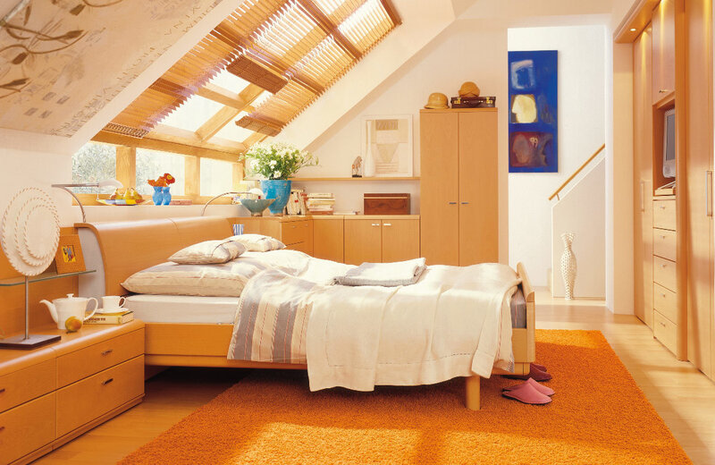 Attic Bedroom with Bed