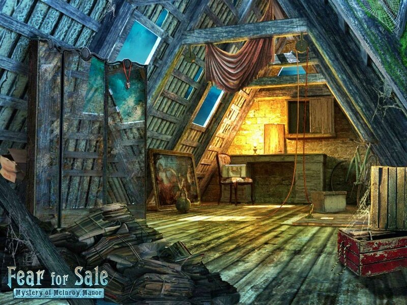 Attic Room with Wooden Beams
