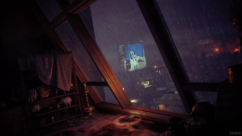 Attic Window View