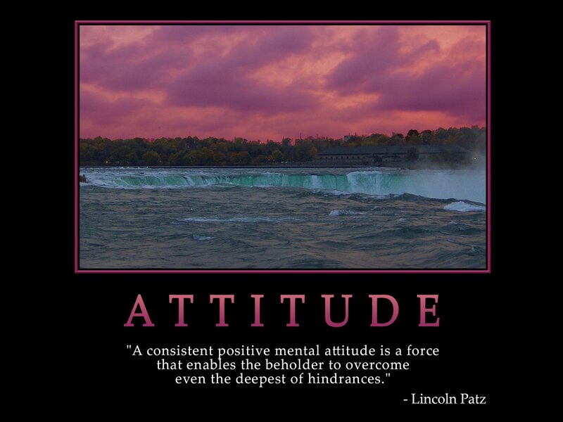 Attitude Motivational Poster
