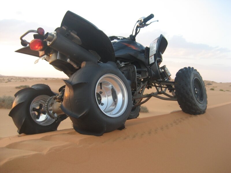 ATV on a sand dune
