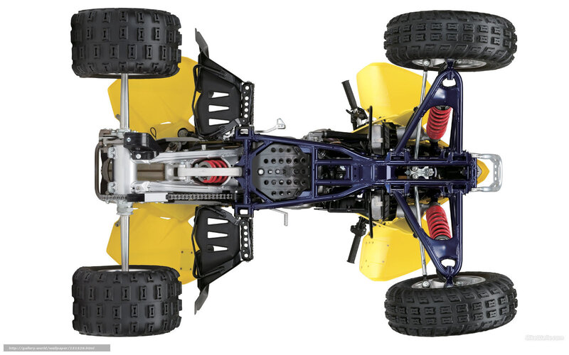 ATV undercarriage view