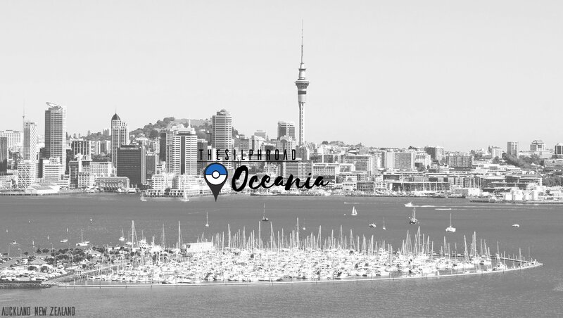 Auckland City Skyline — Black