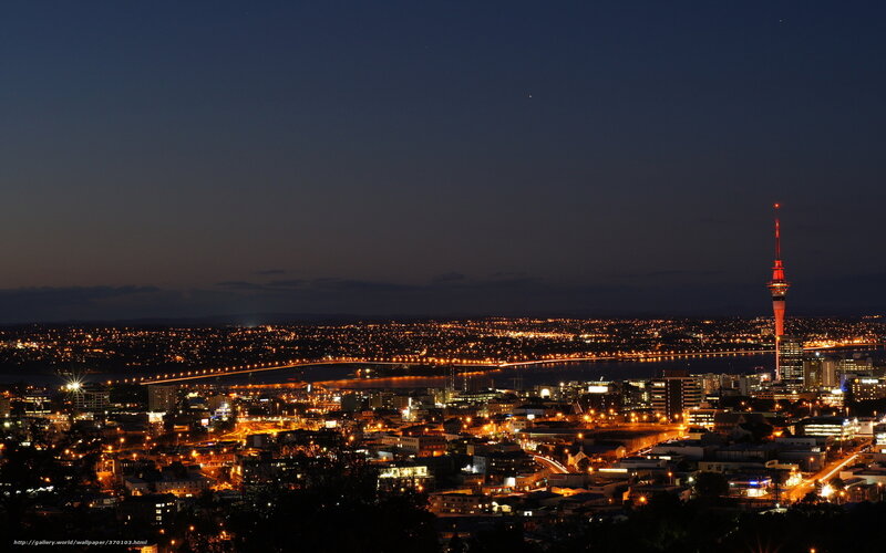 Auckland Cityscape at Night