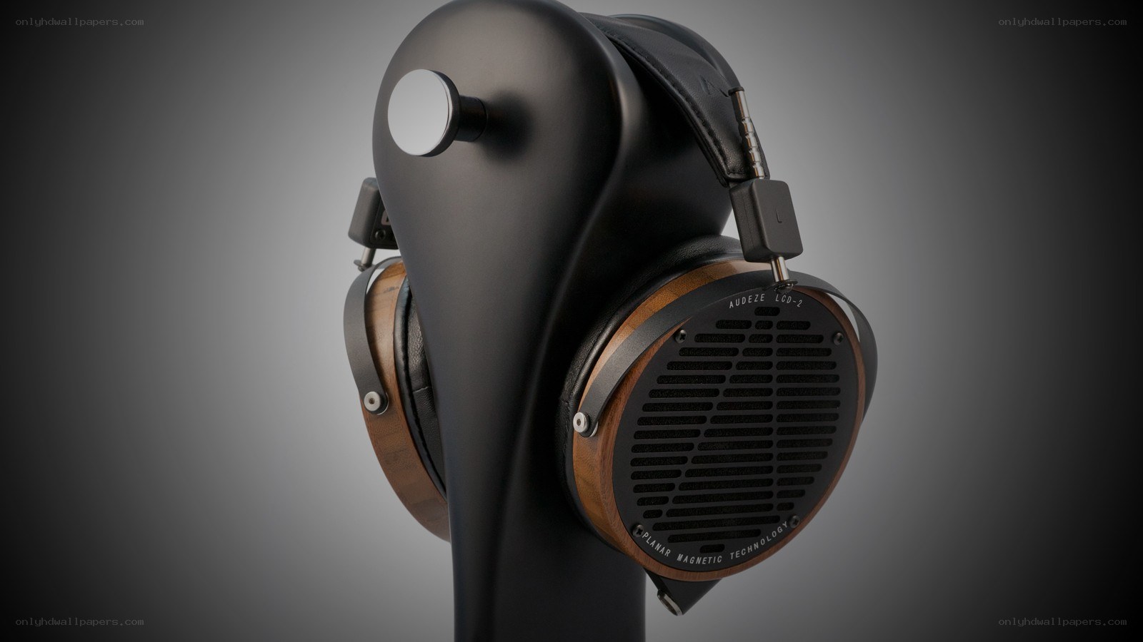 Audeze LCD-2 headphones on display