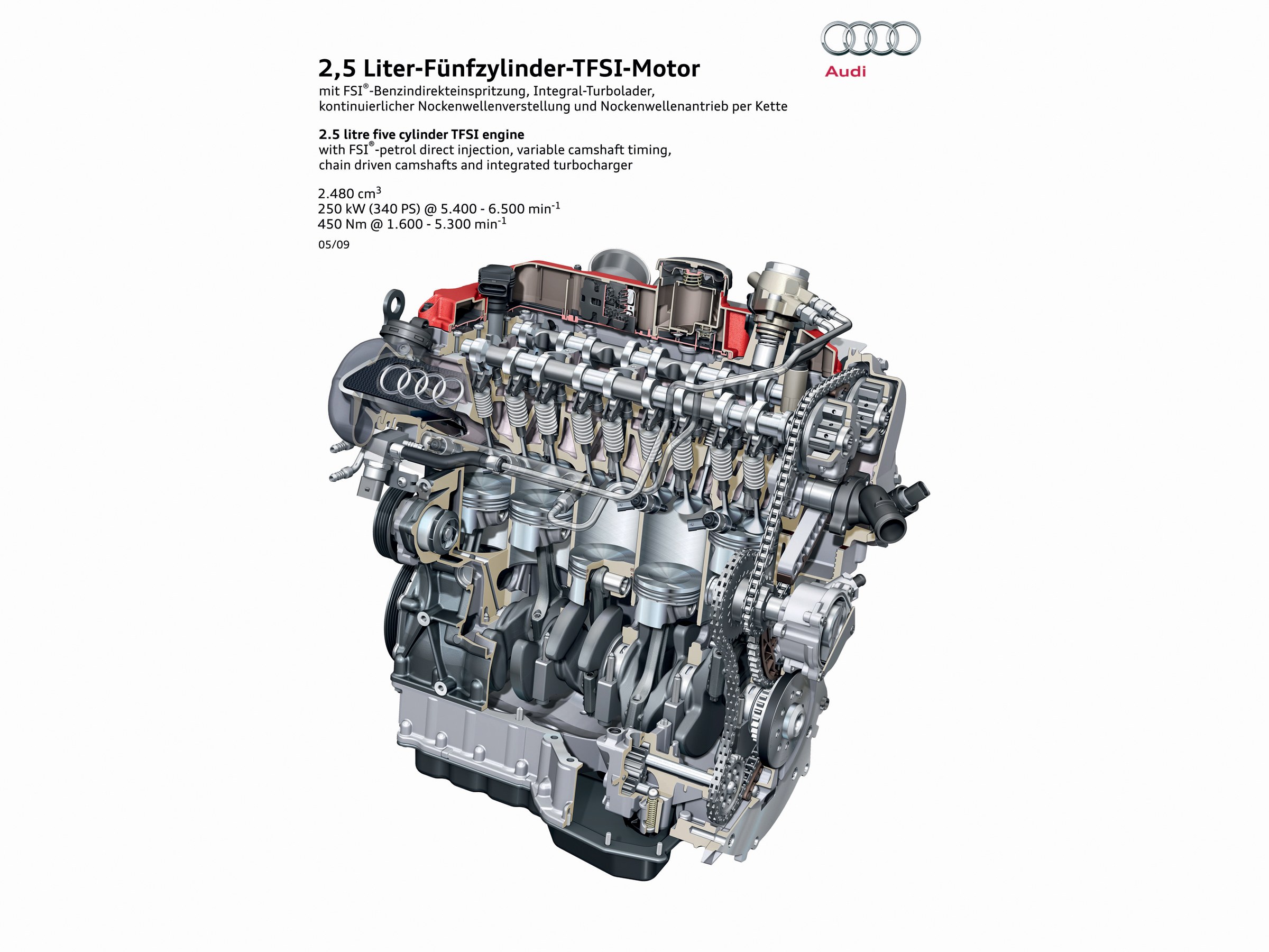 Audi 2.5L TFSI Engine