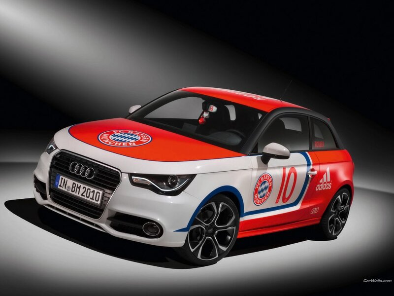 Audi A1 Car — Red, Dramatic