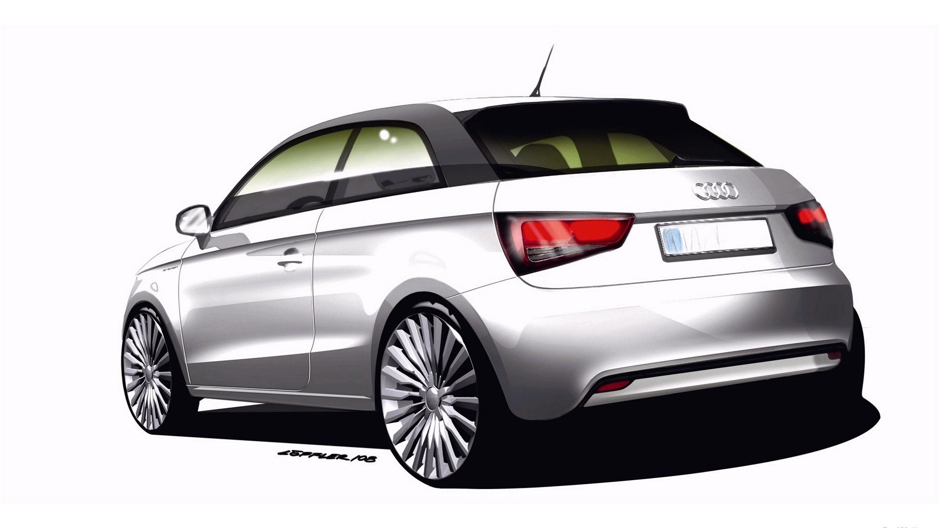 Audi A1 concept sketch