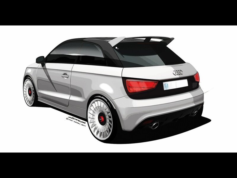 Audi A1 concept sketch