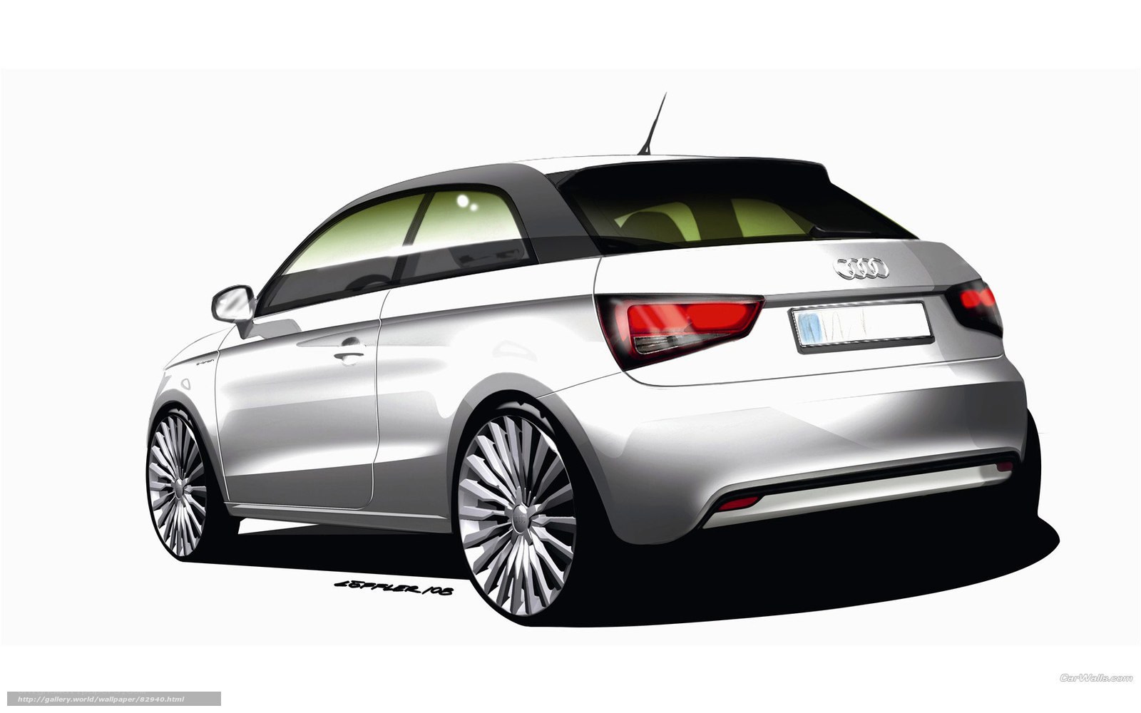 Audi A1 Concept Sketch