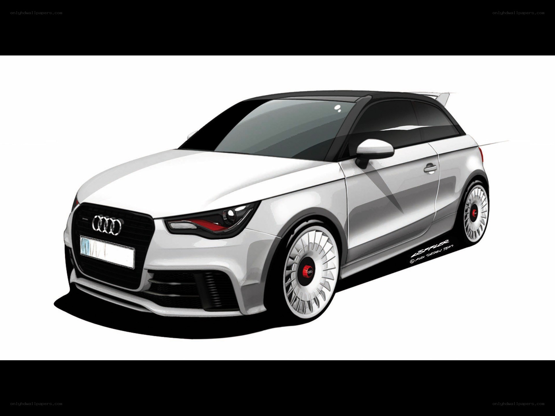Audi A1 design sketch