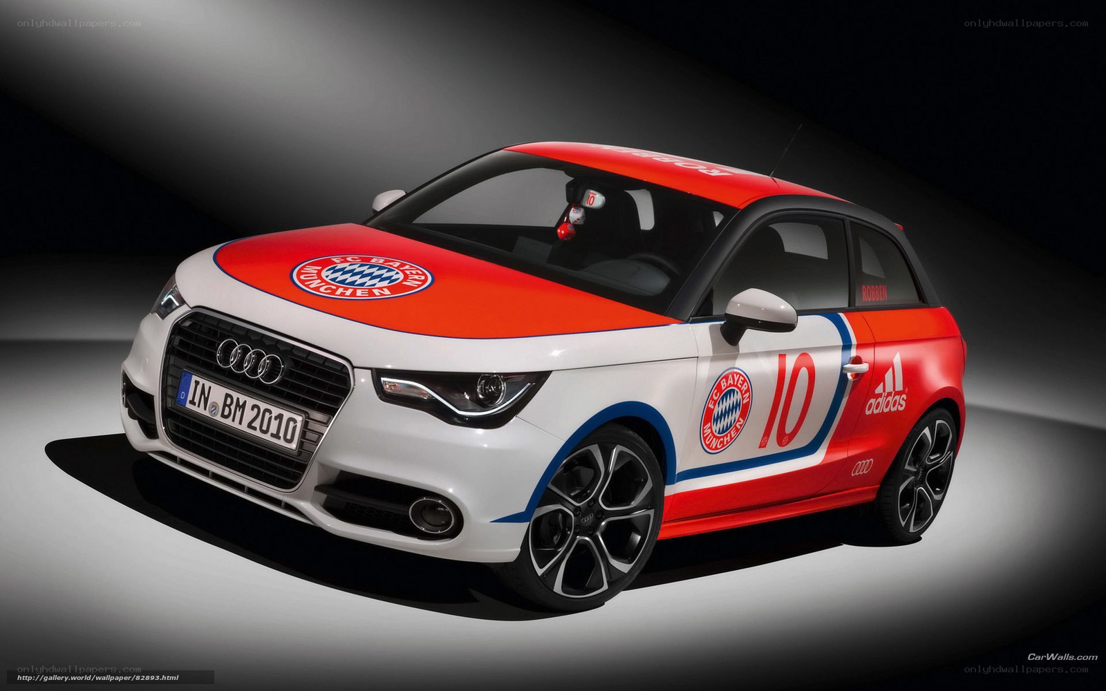 Audi A1 FC Bayern Munich car