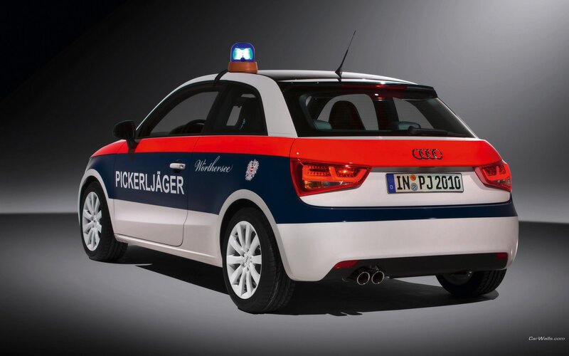 Audi A1 police car