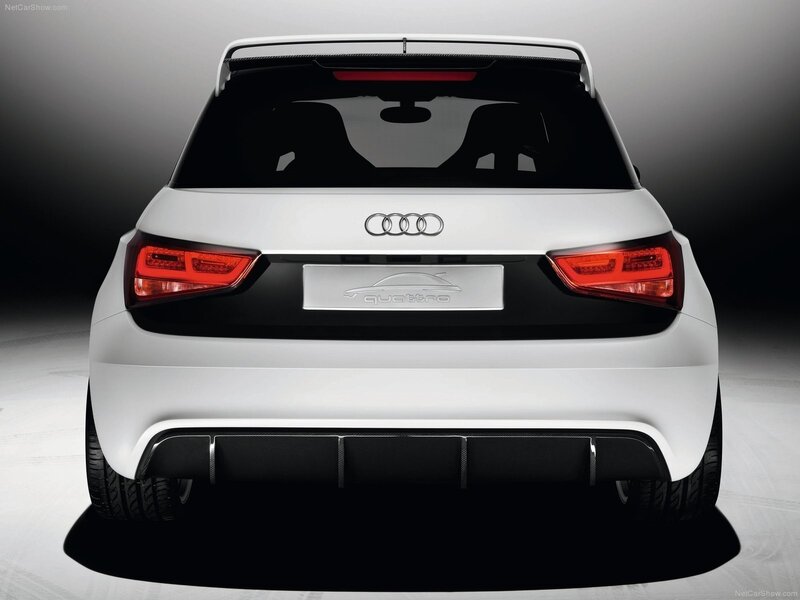 Audi A1 quattro concept rear view
