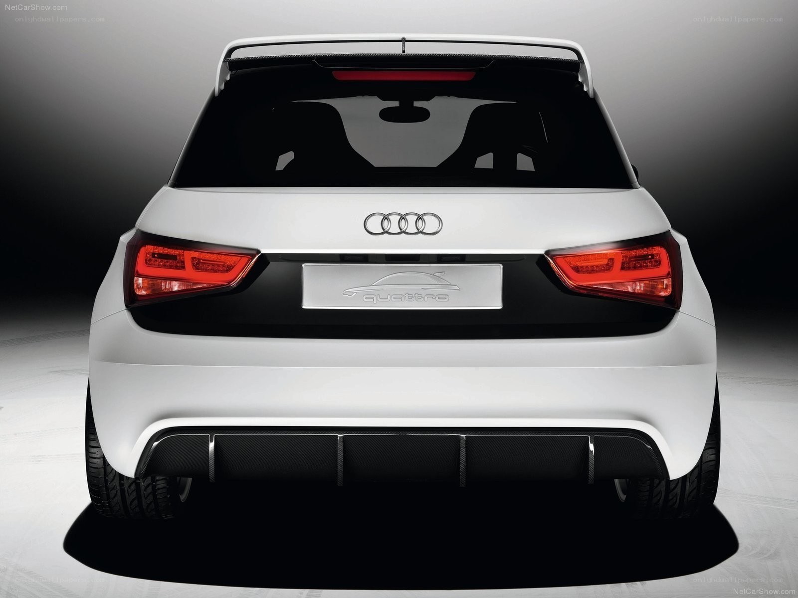 Audi A1 quattro concept rear view