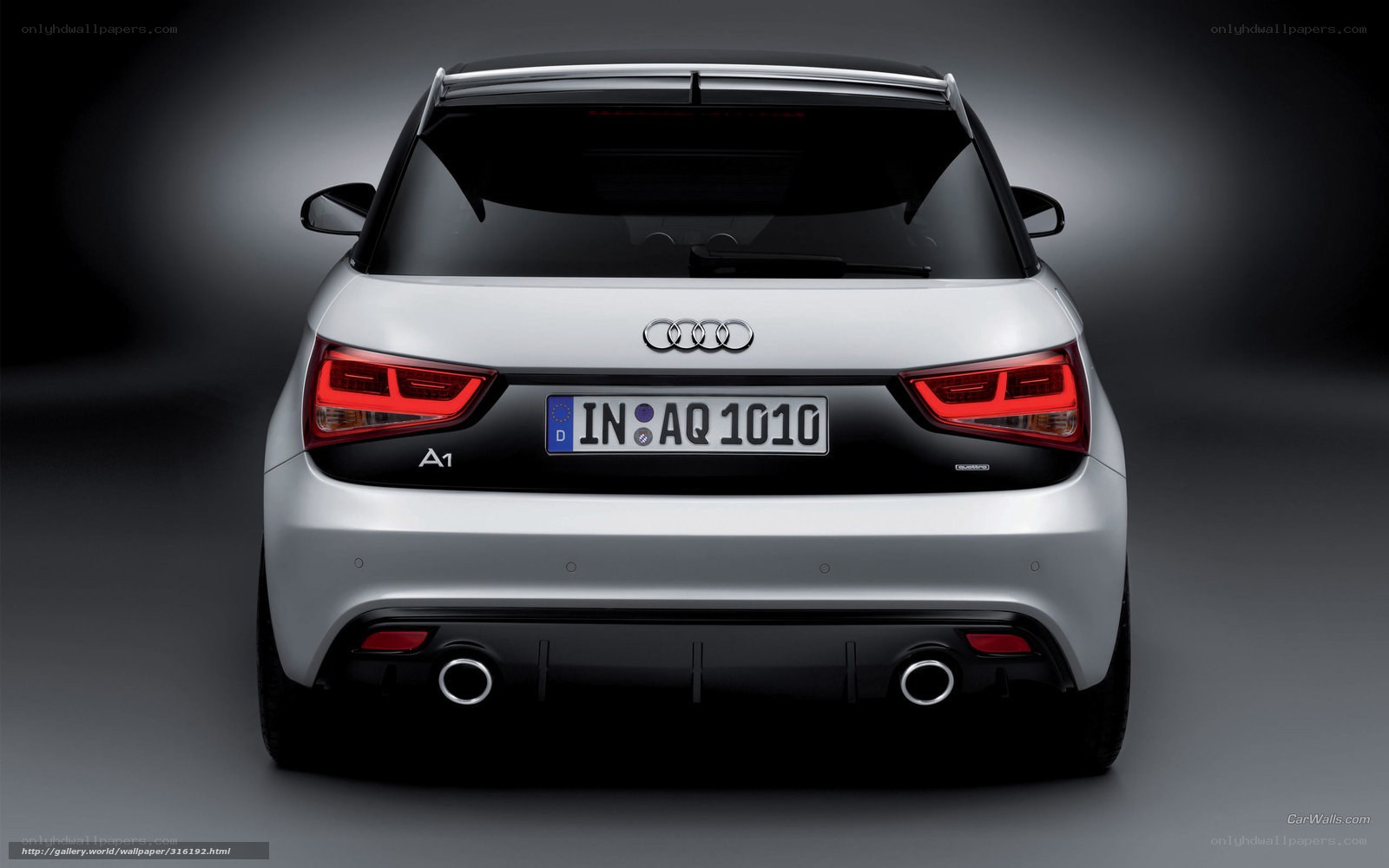 Audi A1 rear view