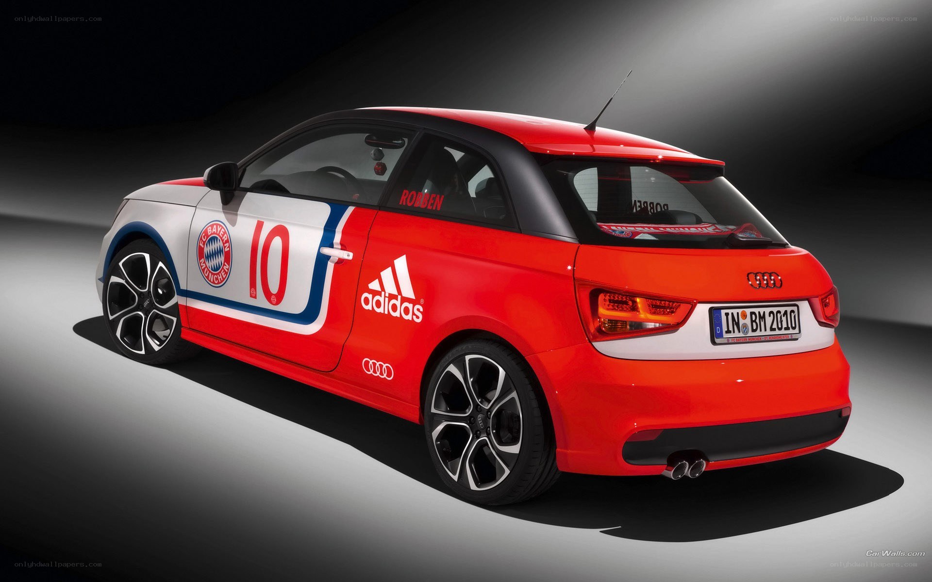 Audi A1 with Bayern Munich livery