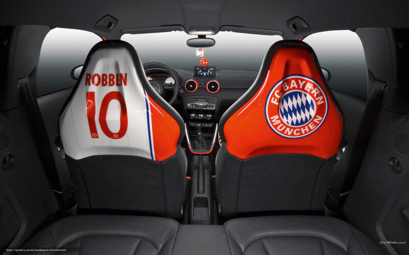 Audi A1 with Bayern Munich seats
