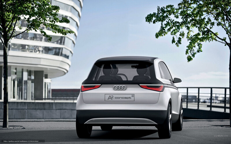 Audi A2 Concept rear view