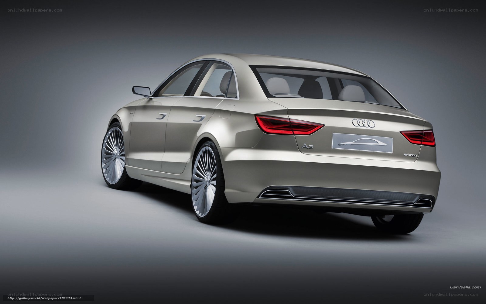 Audi A3 e-tron concept car