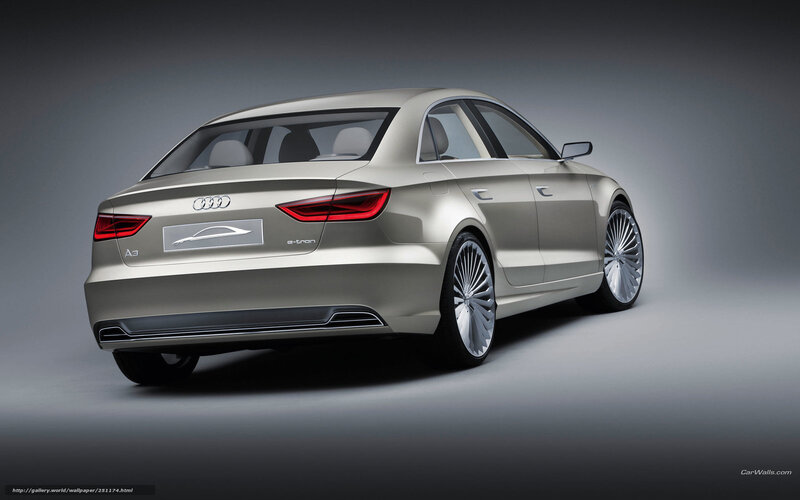 Audi A3 E-tron Concept — Silver
