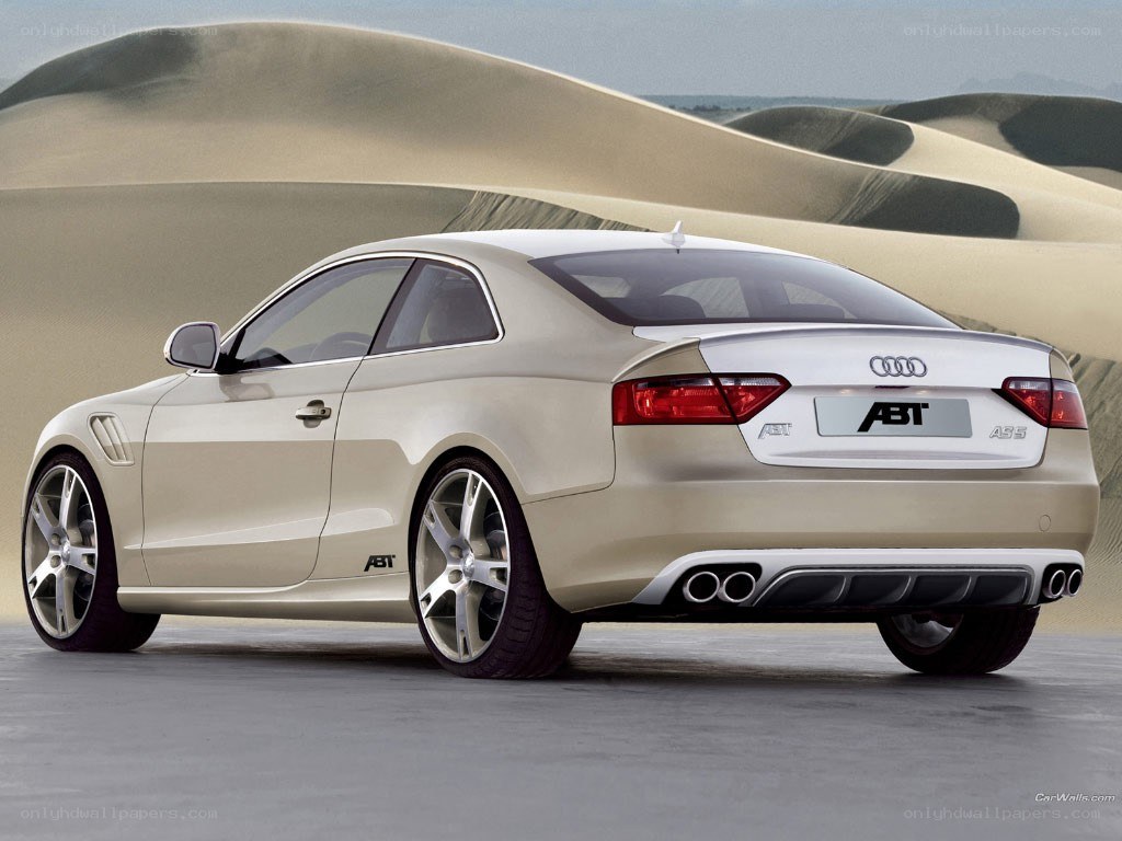 Audi A5 ABT in desert