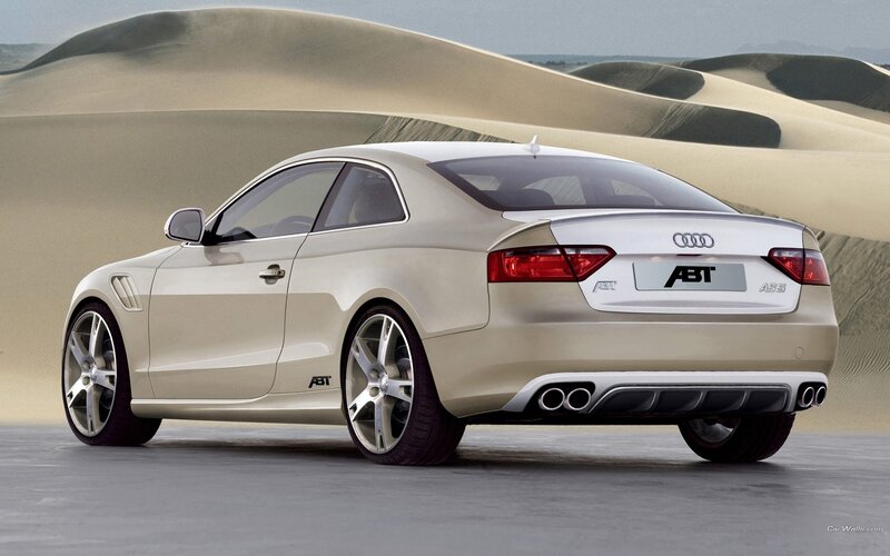 Audi A5 ABT in desert