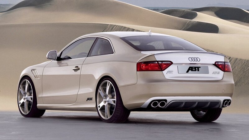 Audi A5 ABT in desert