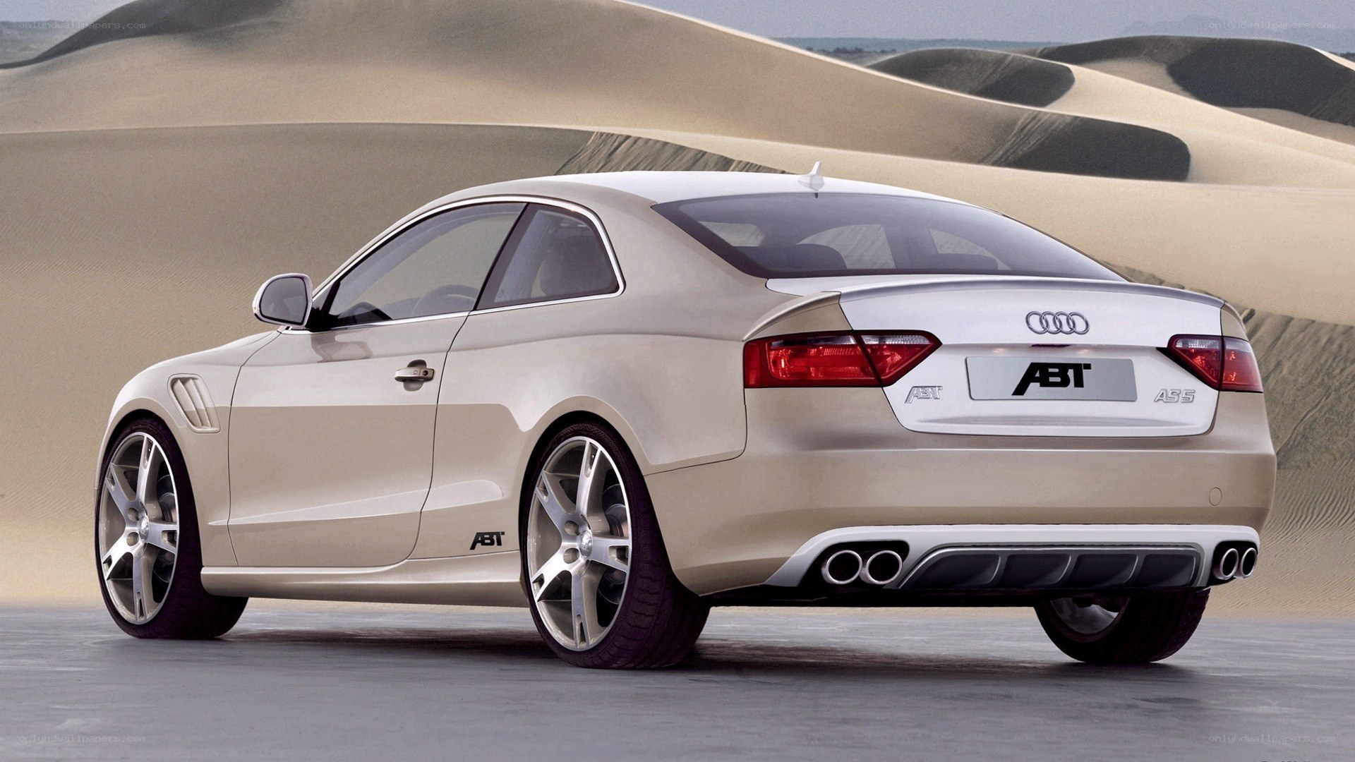 Audi A5 ABT in desert