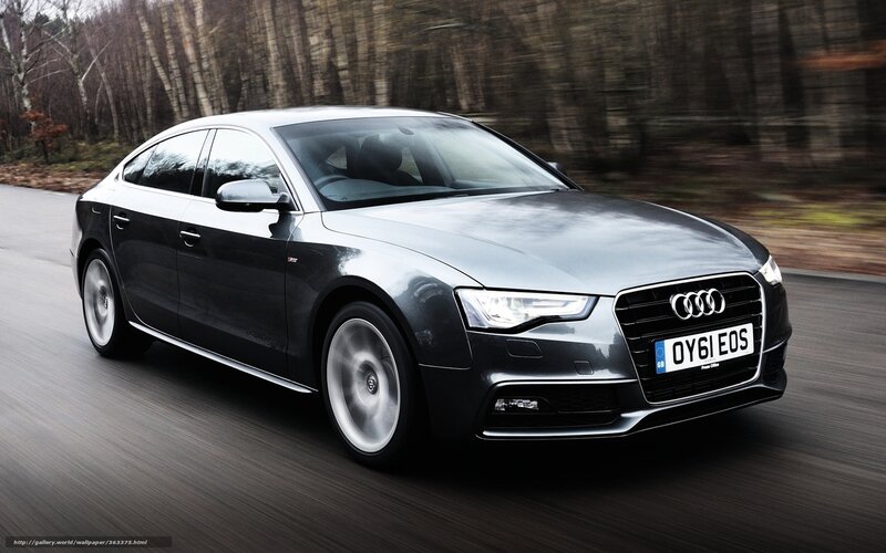 Audi A5 in motion