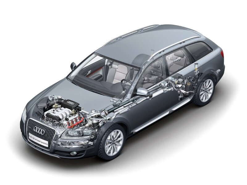 Audi A6 allroad quattro cutaway