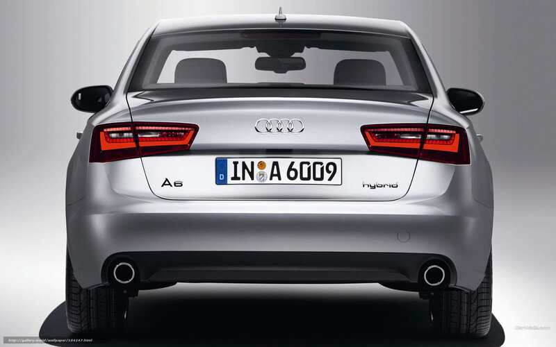 Audi A6 Hybrid rear view