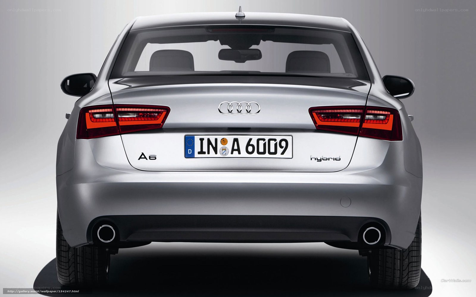 Audi A6 Hybrid rear view