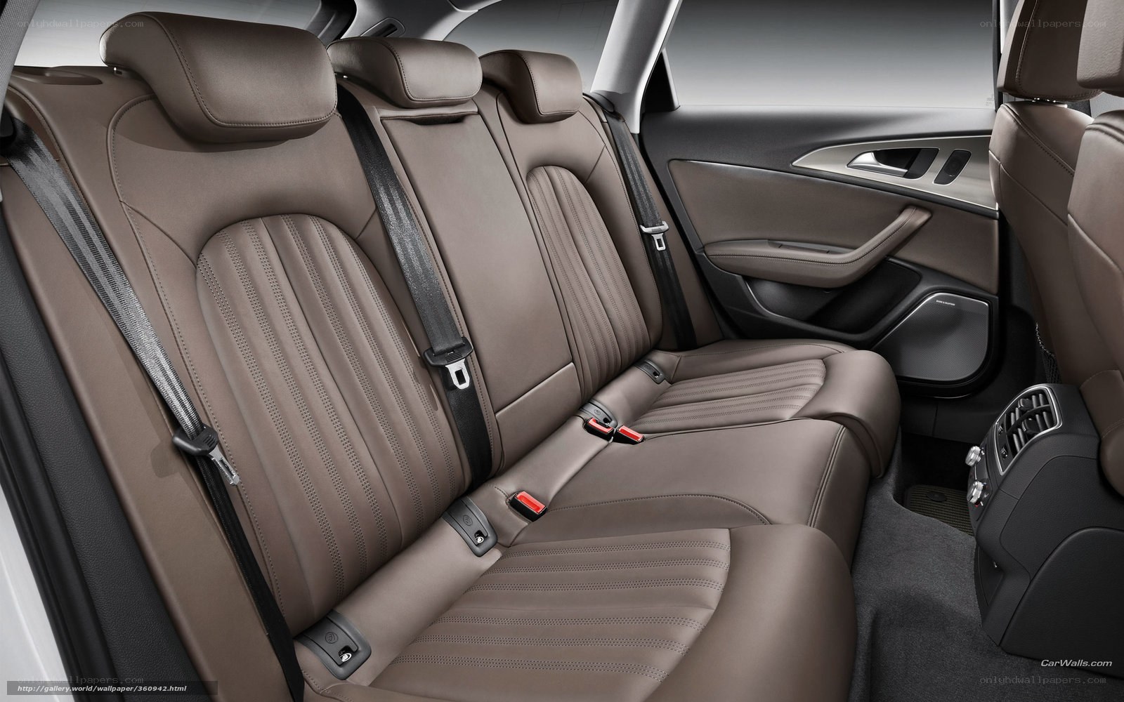 Audi A6 interior rear seats