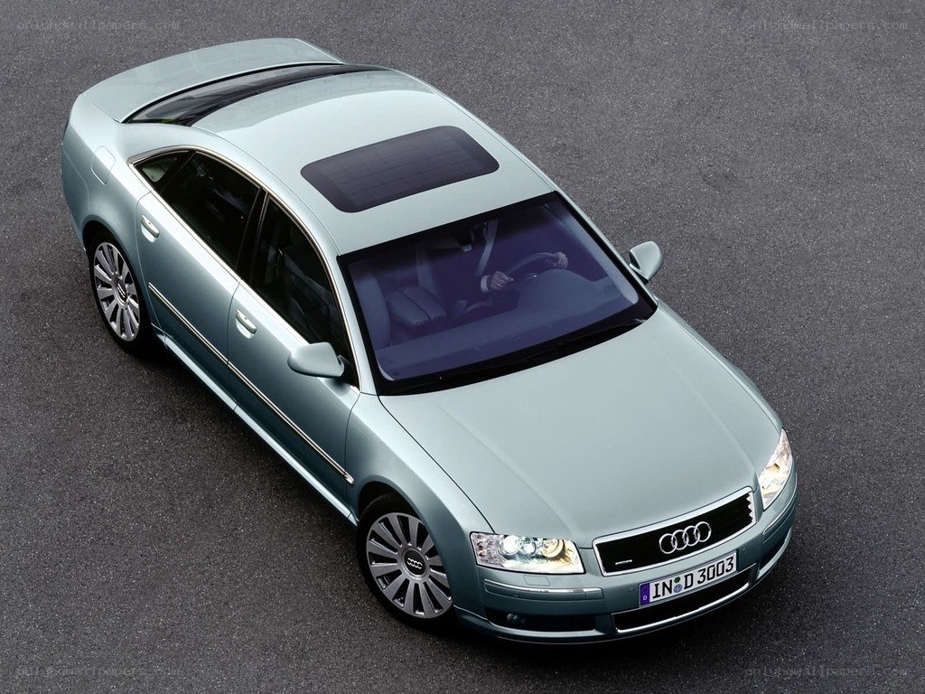 Audi A8 from above