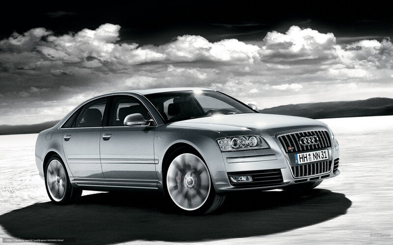 Audi A8 in motion