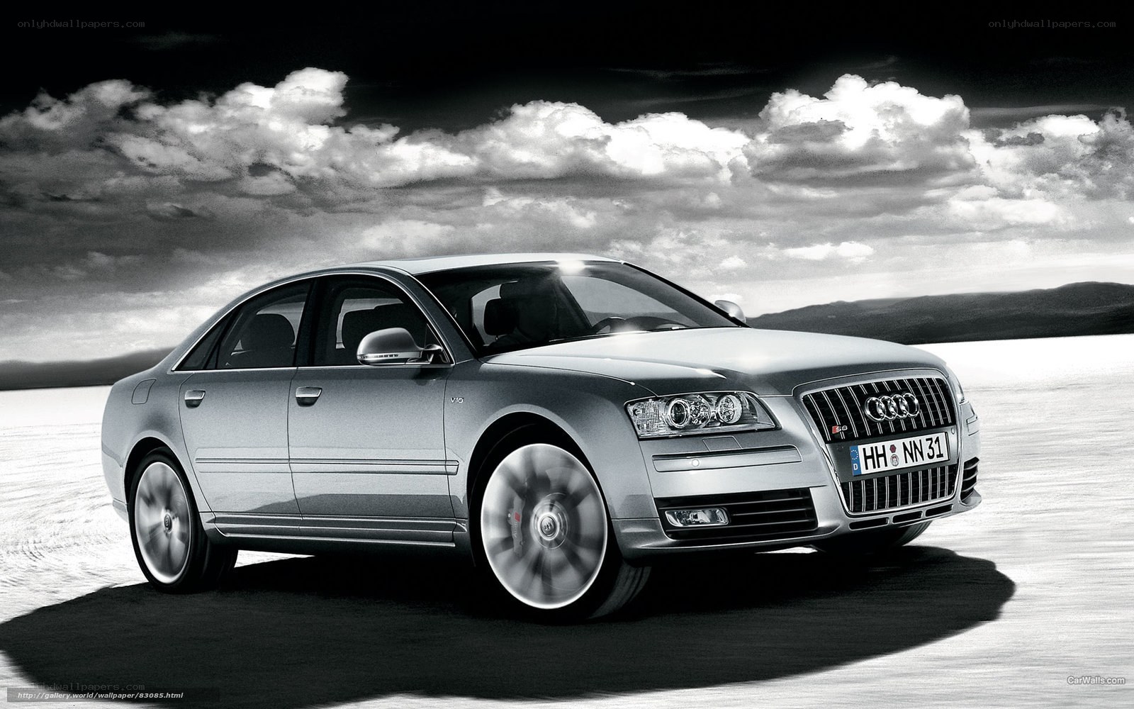 Audi A8 in motion