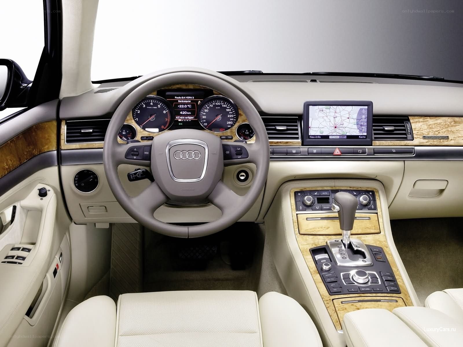 Audi A8 interior dashboard
