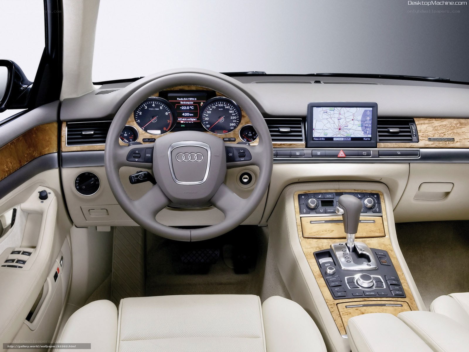 Audi A8 interior dashboard