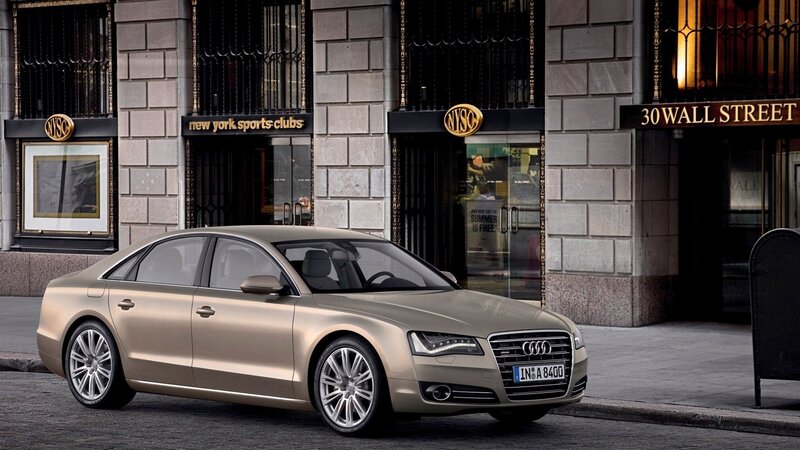 Audi A8 on Wall Street
