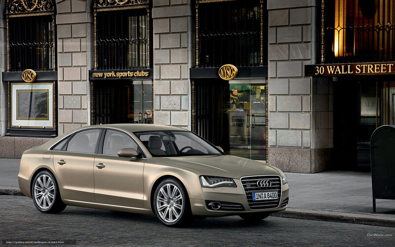 Audi A8 on Wall Street