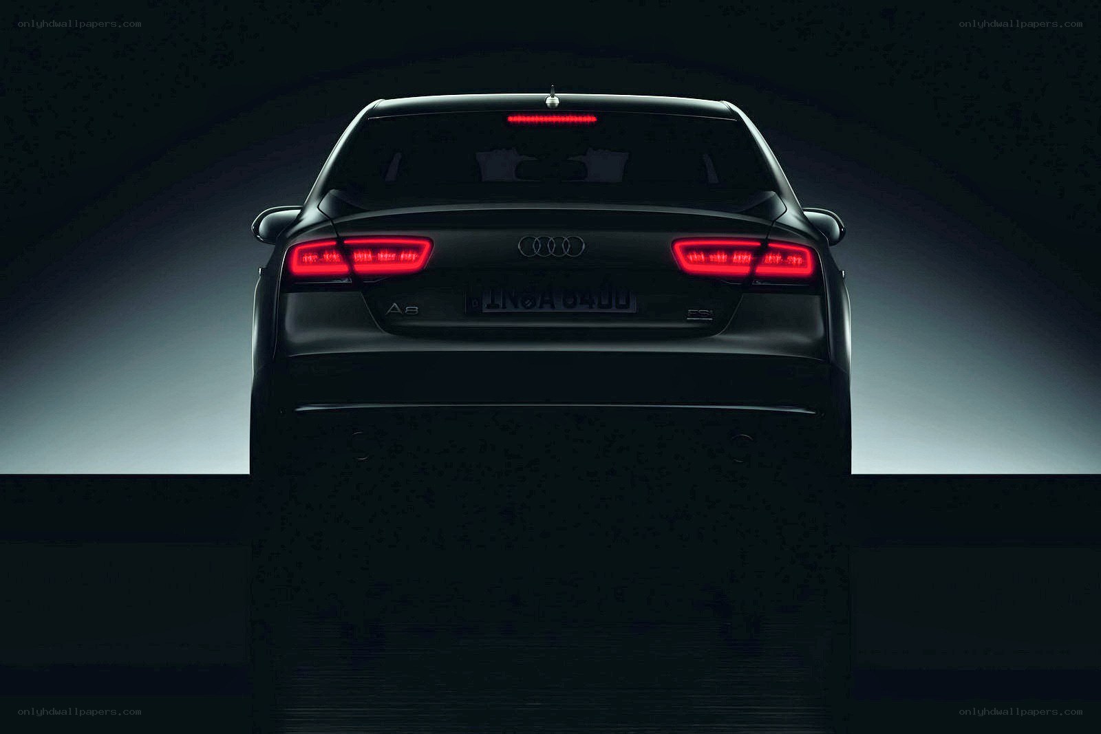 Audi A8 rear view