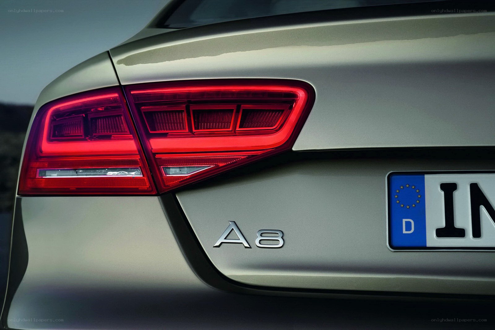 Audi A8 rear view