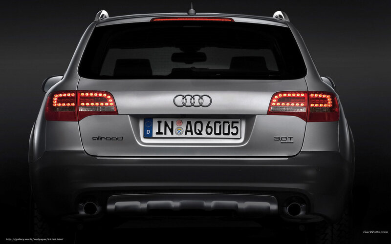 Audi allroad rear view