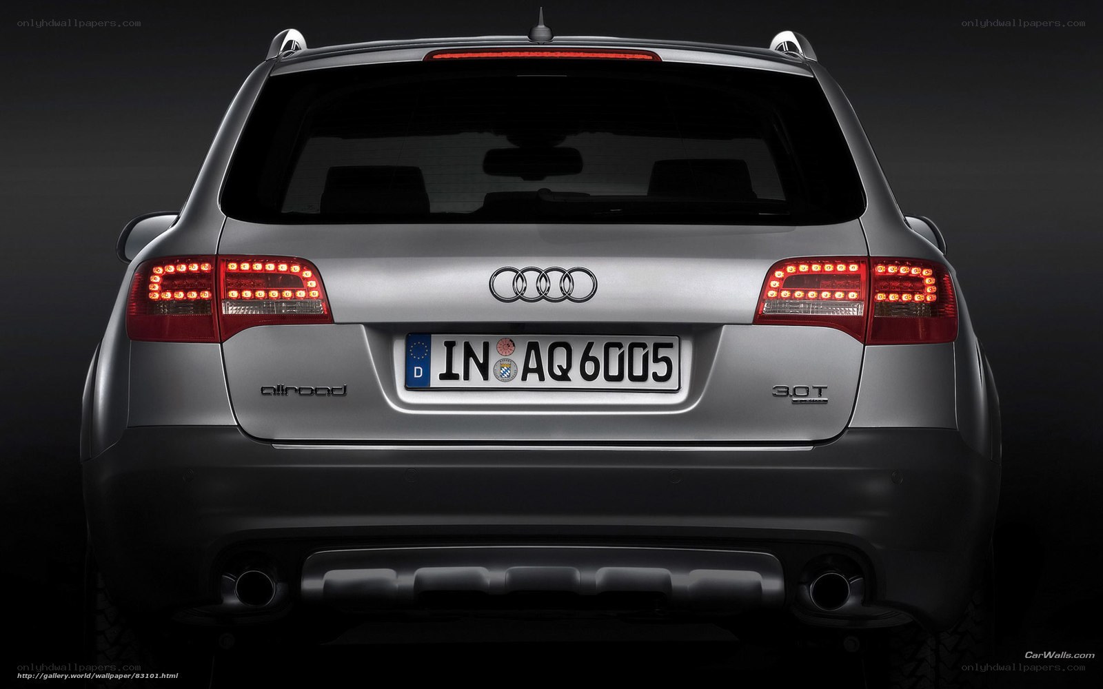 Audi allroad rear view