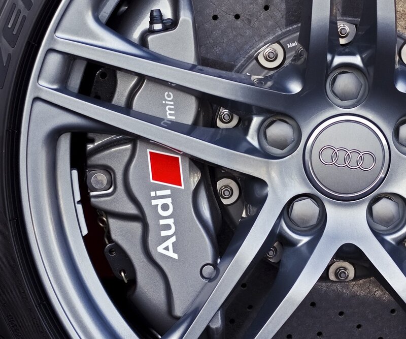 Audi brake system close-up