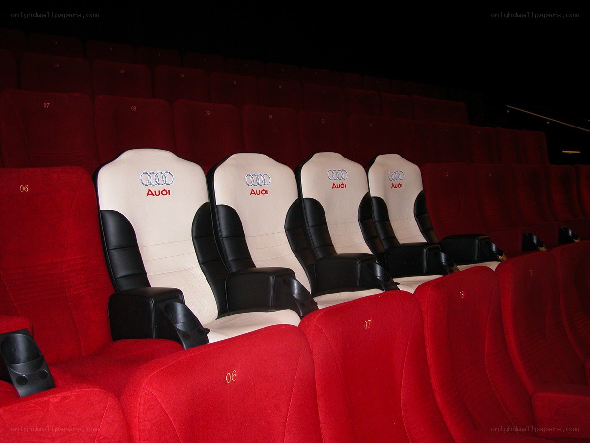 Audi-branded cinema seats
