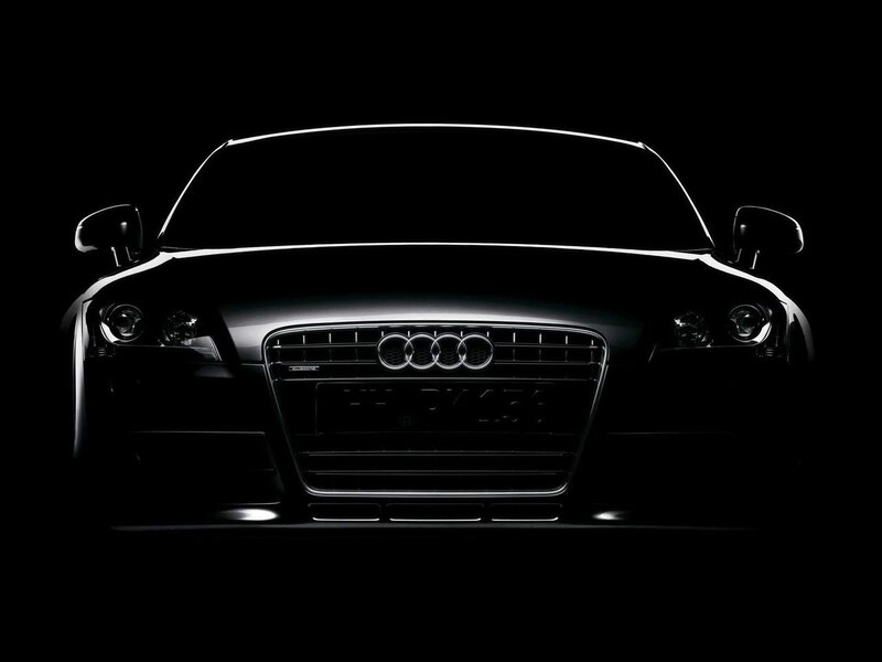 Audi car front silhouette
