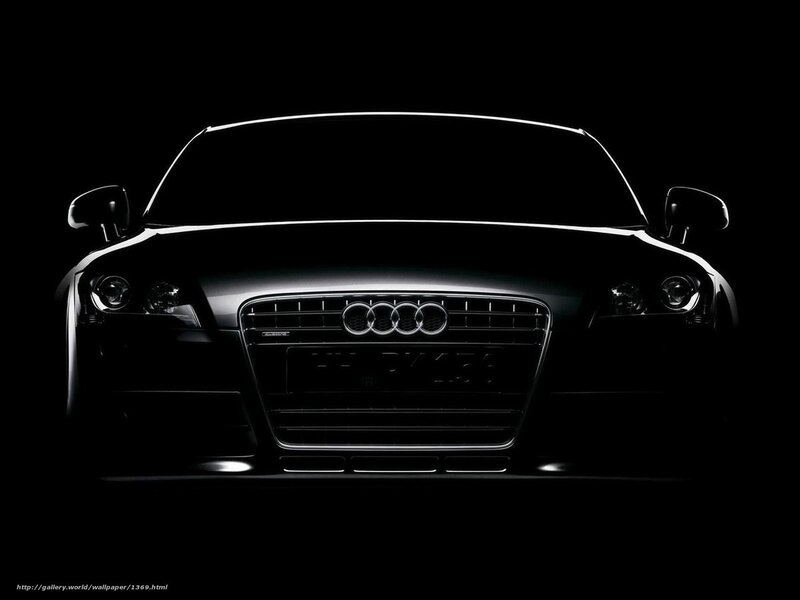 Audi car front silhouette